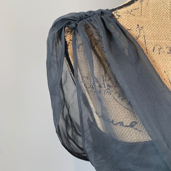 BEBE Black Silk Lined Bustier Dress Sz XS - Picture 4 of 15